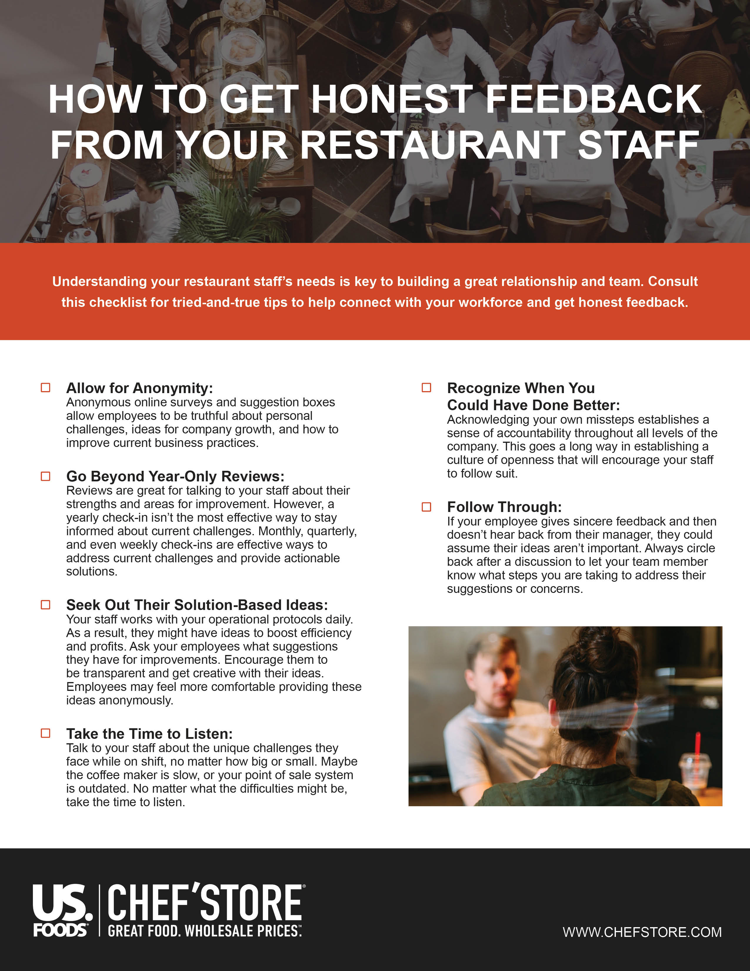 How To Get Honest Feedback From Your Restaurant Staff